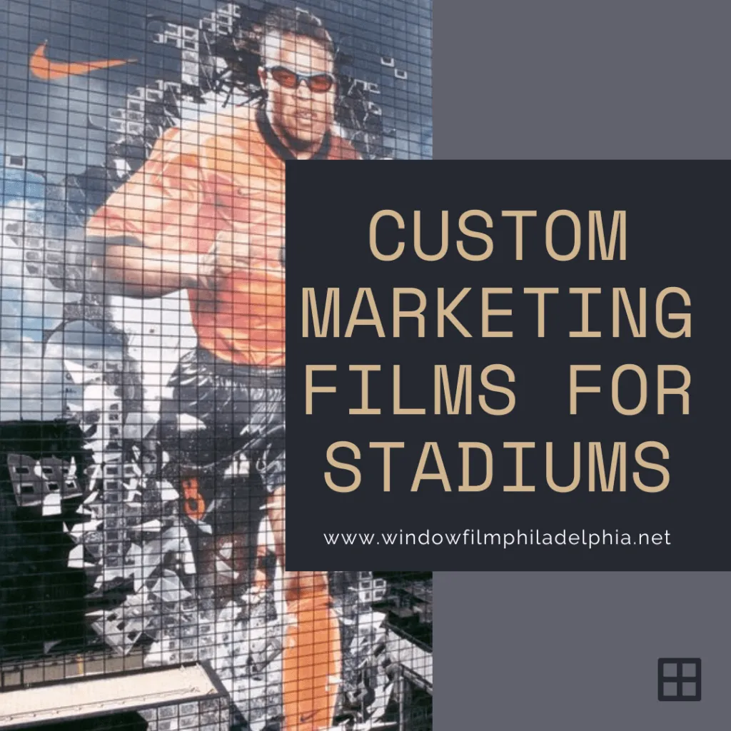 Building wrap film stadiums Philadelphia