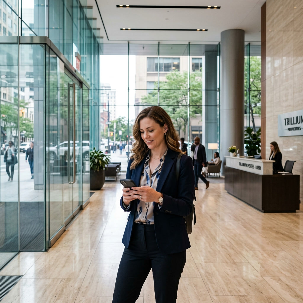 Amanda L., building manager — privacy window film customer review, Old City Philadelphia