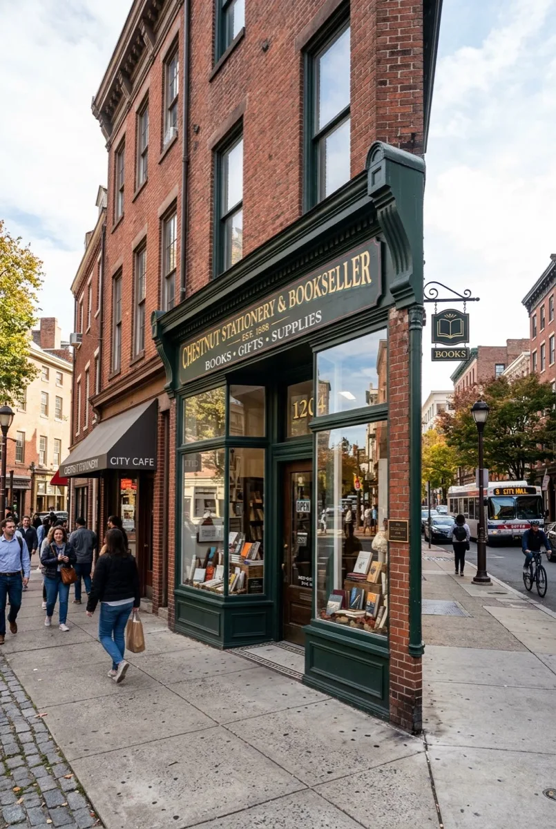 Philadelphia retail storefront with anti-graffiti film protection