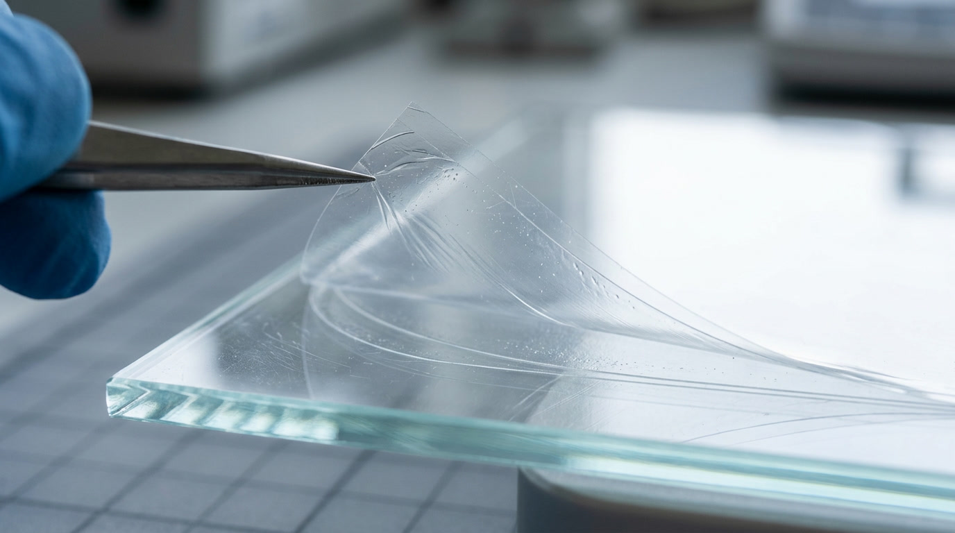 Multi-Layer Glass Shield — four-layer peel-and-renew anti-graffiti film system