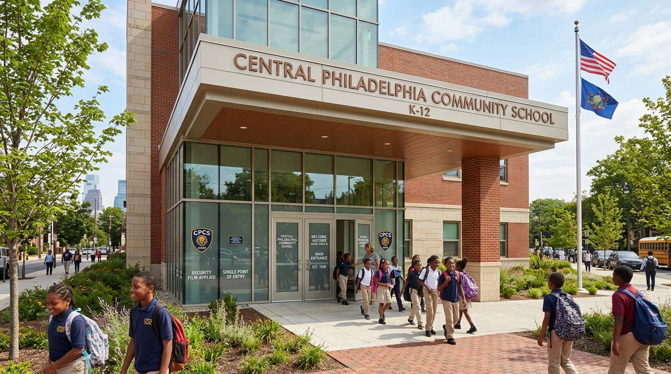Schools & Universities with ballistic resistant security film in Philadelphia