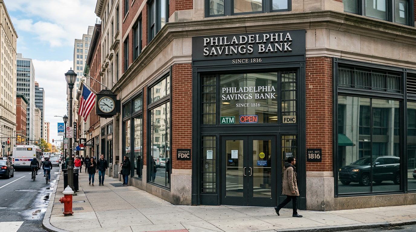 Bank branch security glazing — South Philadelphia