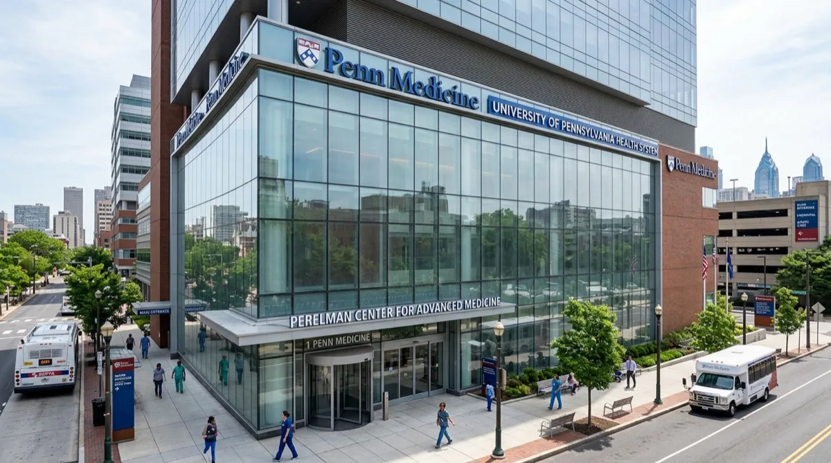 Hospital building blast mitigation film in University City Philadelphia