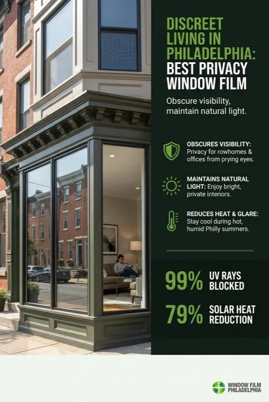 best privacy window film philadelphia infographic — Window Film Philadelphia