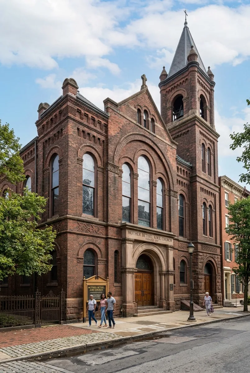Historic North Philadelphia AME church fellowship hall with 3M Thinsulate window film Historic North Philadelphia AME church fellowship hall with 3M Thinsulate window film