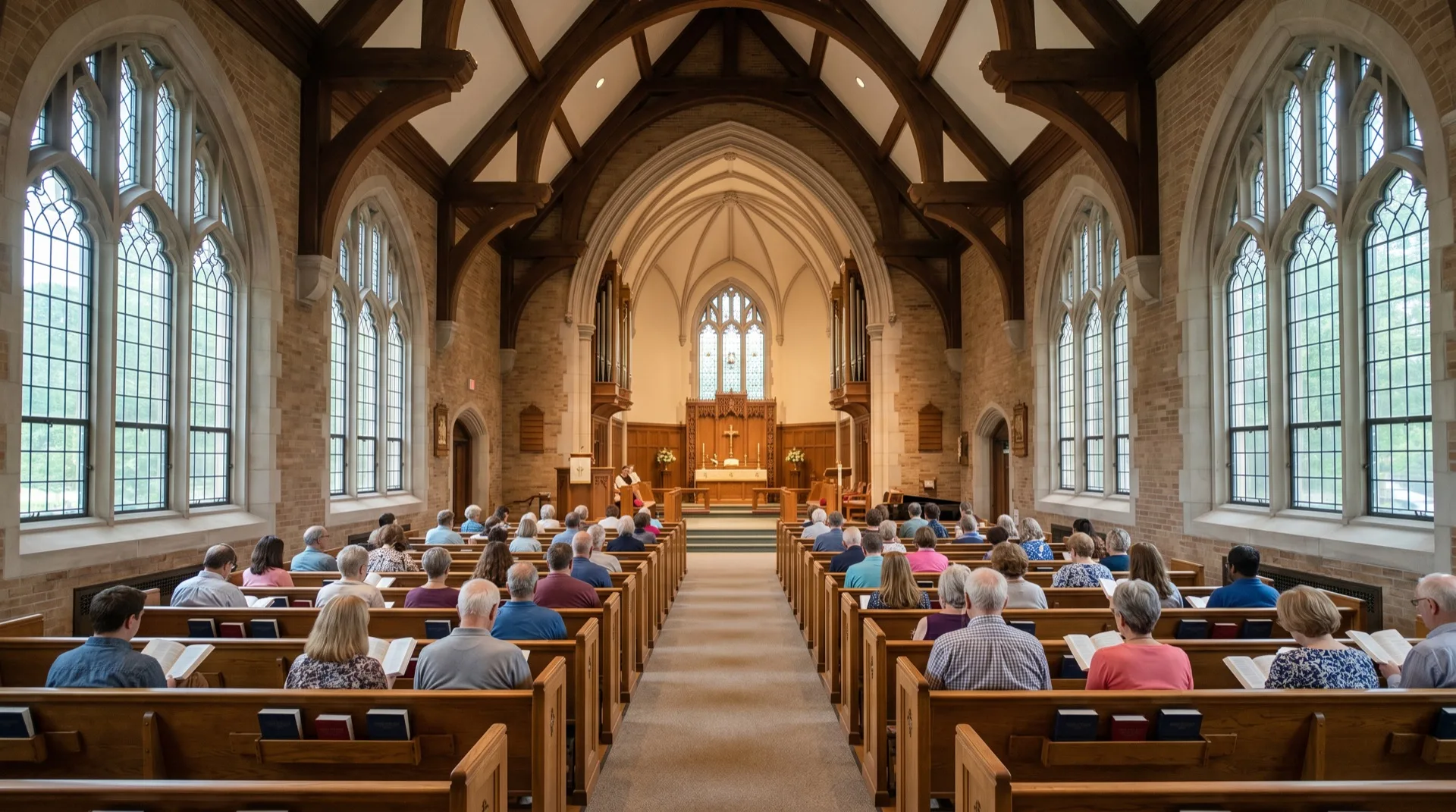 Solar control film in a high-ceiling Philadelphia sanctuary for energy savings Solar control film in a high-ceiling Philadelphia sanctuary for energy savings