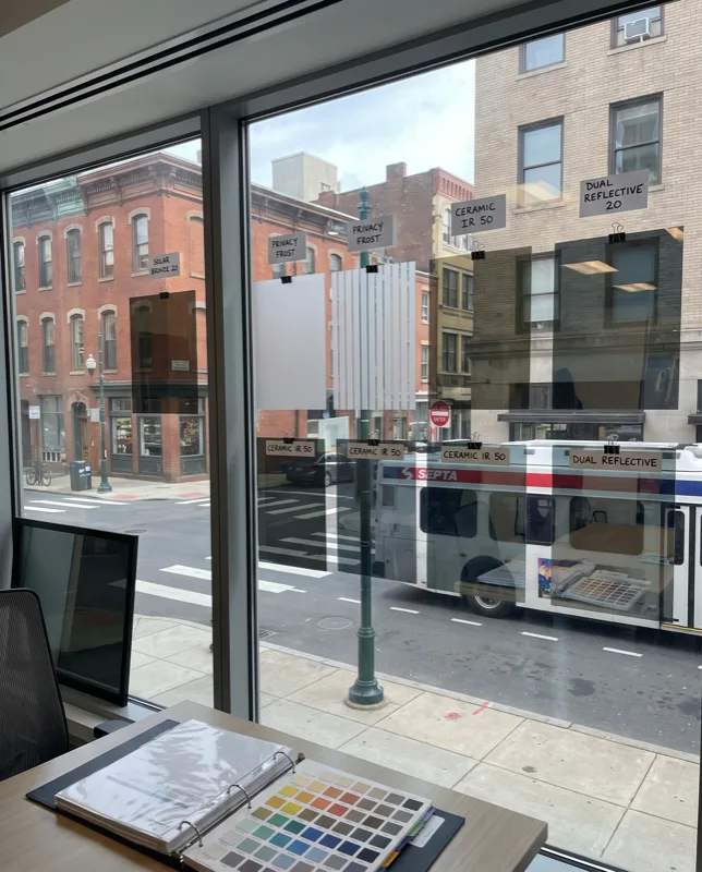 Choosing the right commercial window film type in Philadelphia