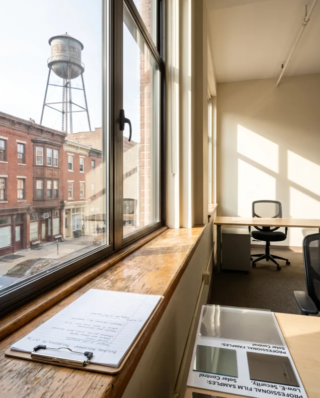 Commercial window film project goal identification in Philadelphia