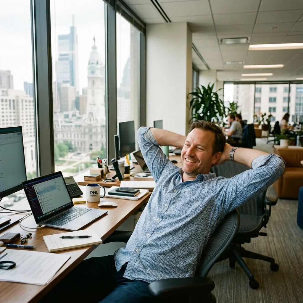 David L., Center City office manager - glare reduction window film Philadelphia commercial customer review