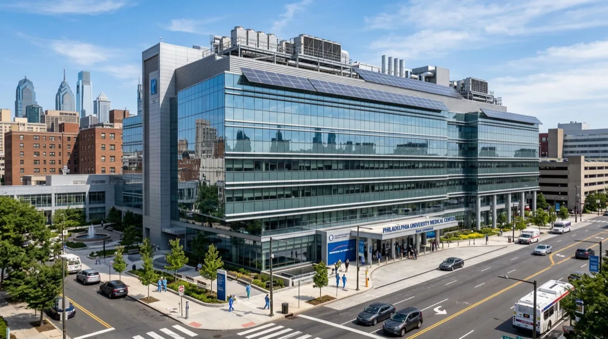 Philadelphia healthcare facility with energy-saving solar control window film