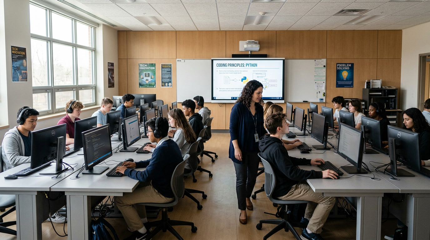 Philadelphia classroom smartboard visible after glare reduction window film