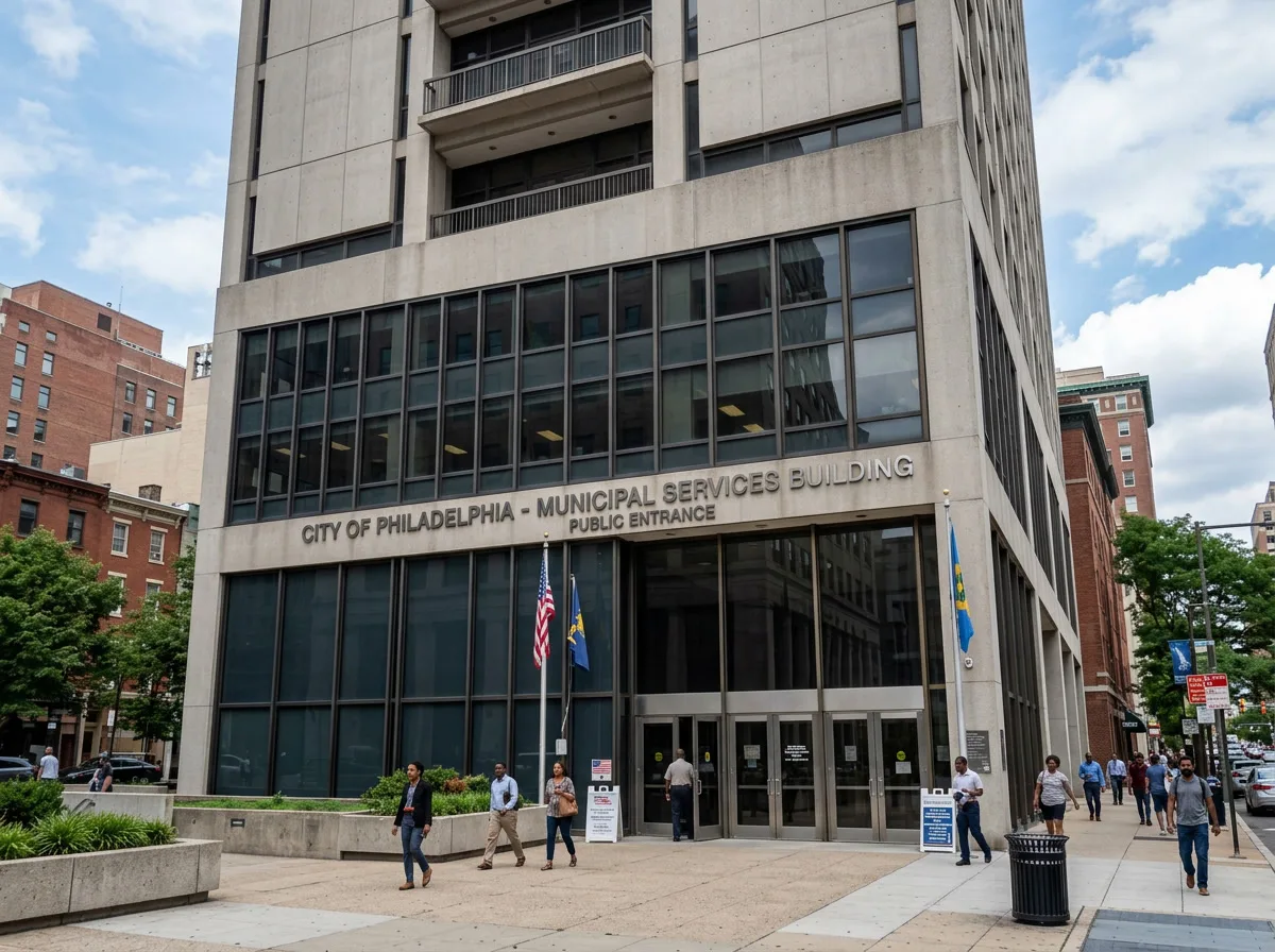 Philadelphia municipal building with energy and security window film installed