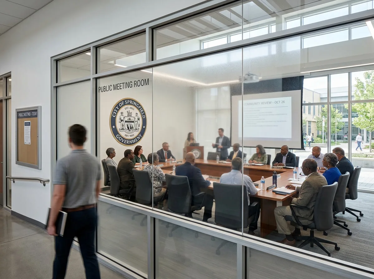Privacy window film on a Philadelphia government office interview room partition