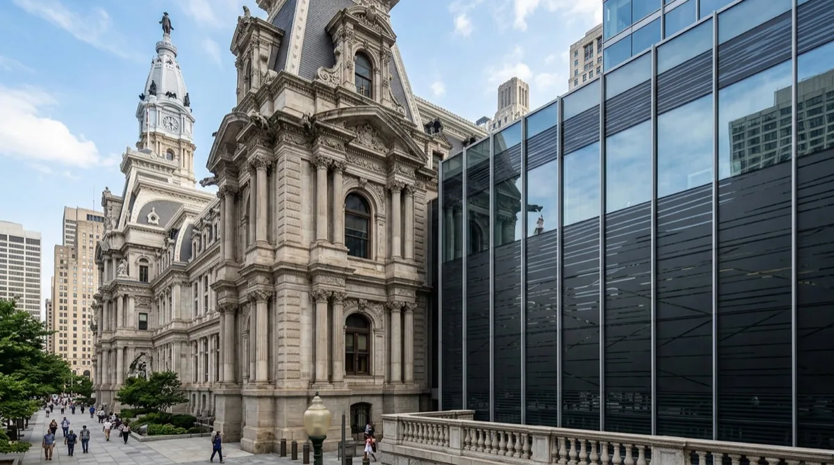 City Hall civic architecture with government window film City Hall civic architecture with government window film