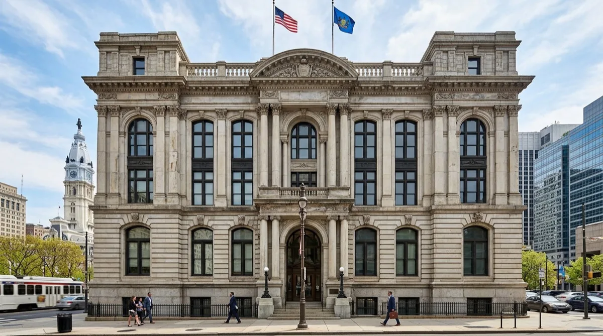 Historic civic building protected with clear UV film Historic civic building protected with clear UV film