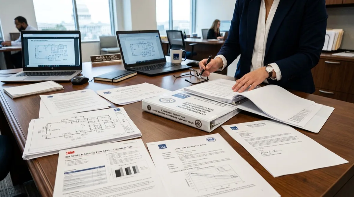 Government window film compliance documents and technical specifications Government window film compliance documents and technical specifications