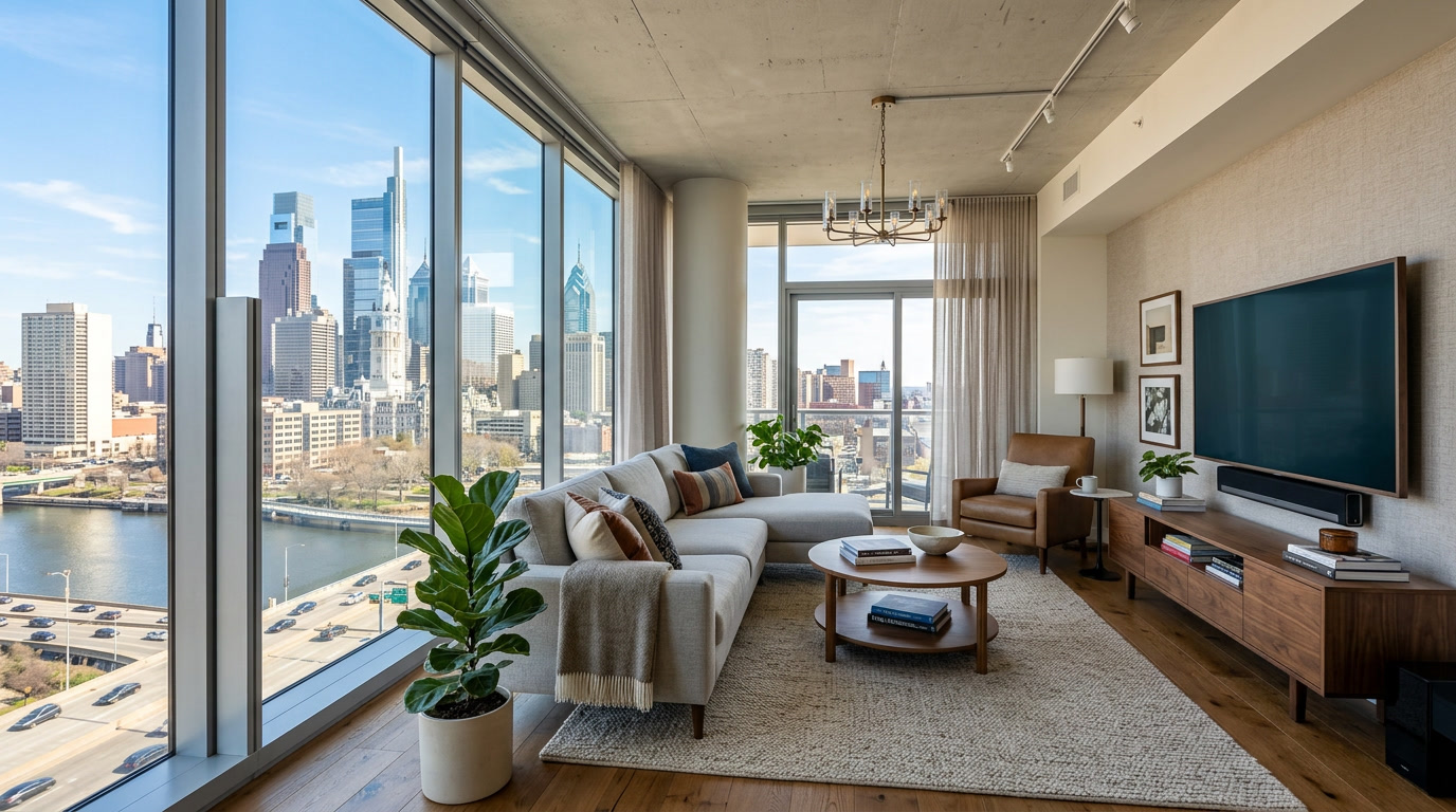 Center City condo — solar control film