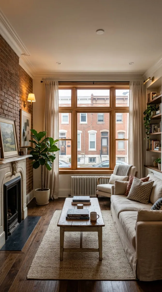 Huper Optik Single Layer Ceramic window film on Philadelphia rowhome glass