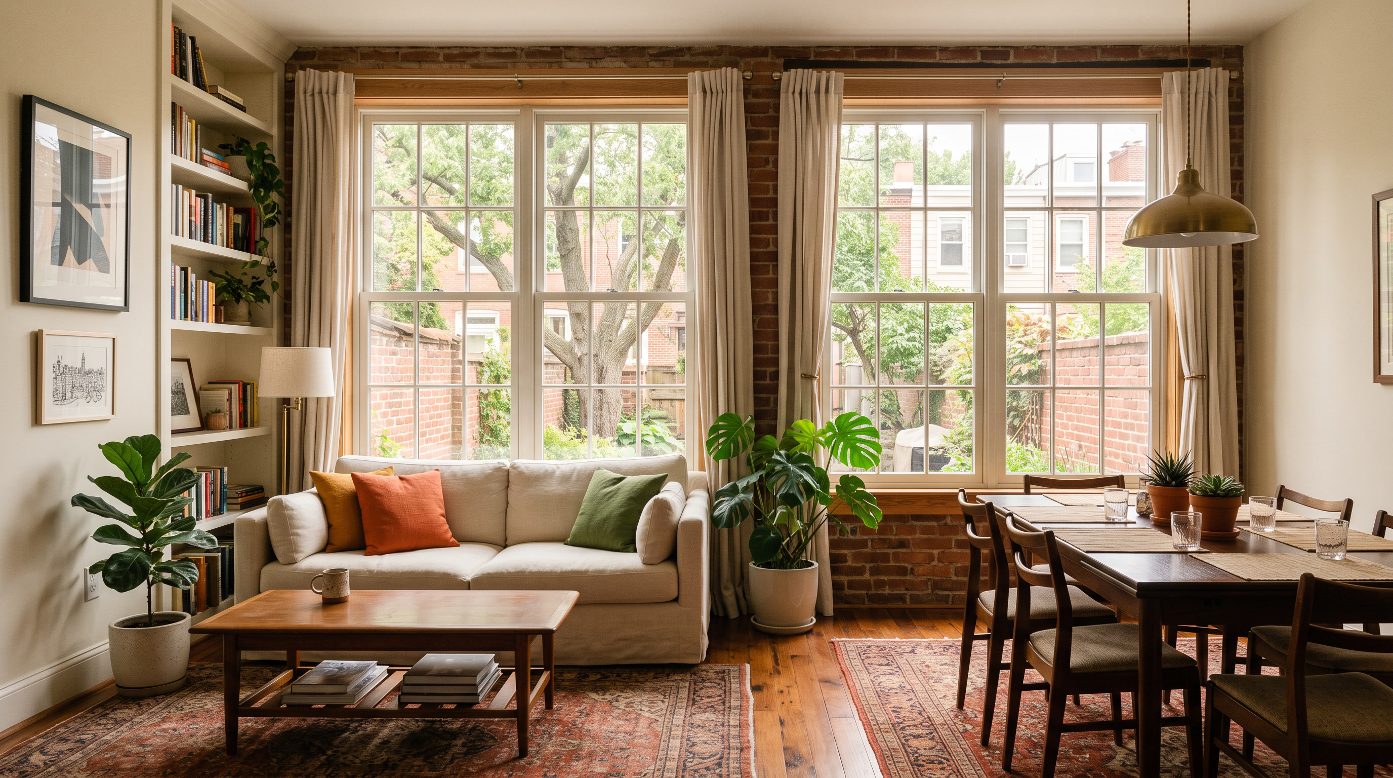Philadelphia rowhome with Huper Optik Ceramic Series window film