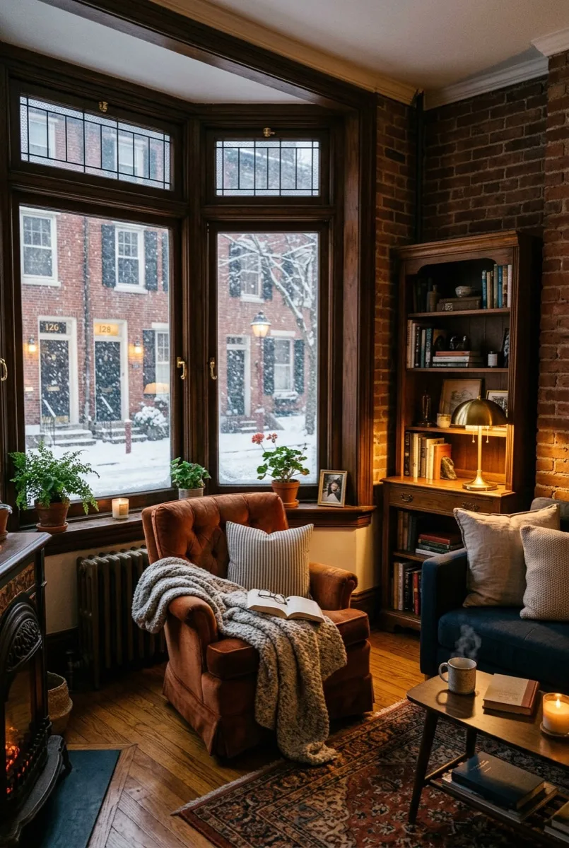 Low-E energy-saving window film installed on a Philadelphia rowhome, reflecting interior heat back inside during winter while blocking solar heat in summer
