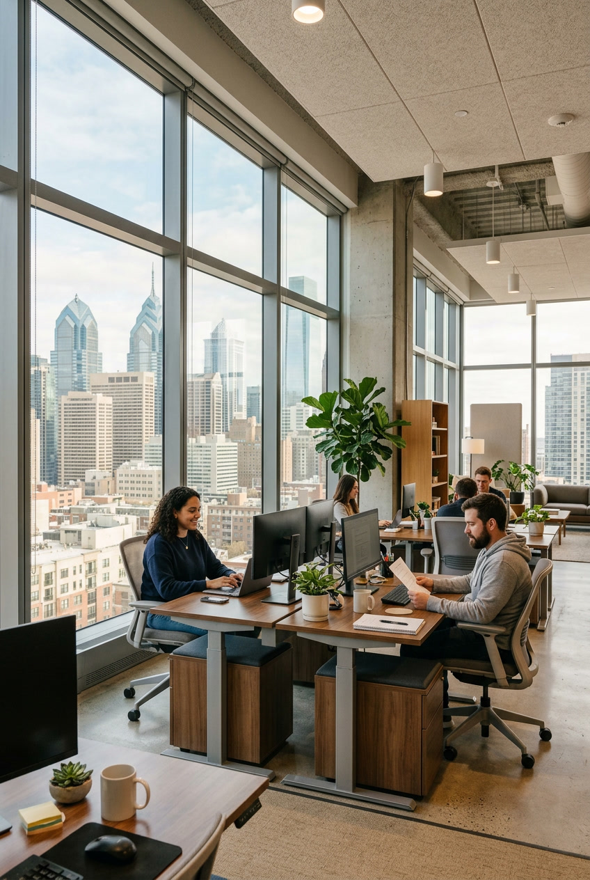 Philadelphia interior suited for Madico solar control and safety film