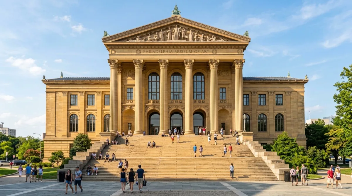 Museum of Art gallery with UV conservation window film in Philadelphia Museum of Art gallery with UV conservation window film in Philadelphia