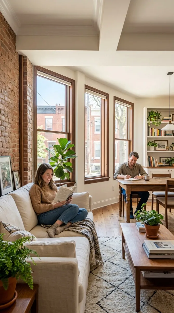 Comfortable Philadelphia room with skylight protected by optically clear NanoTint coating