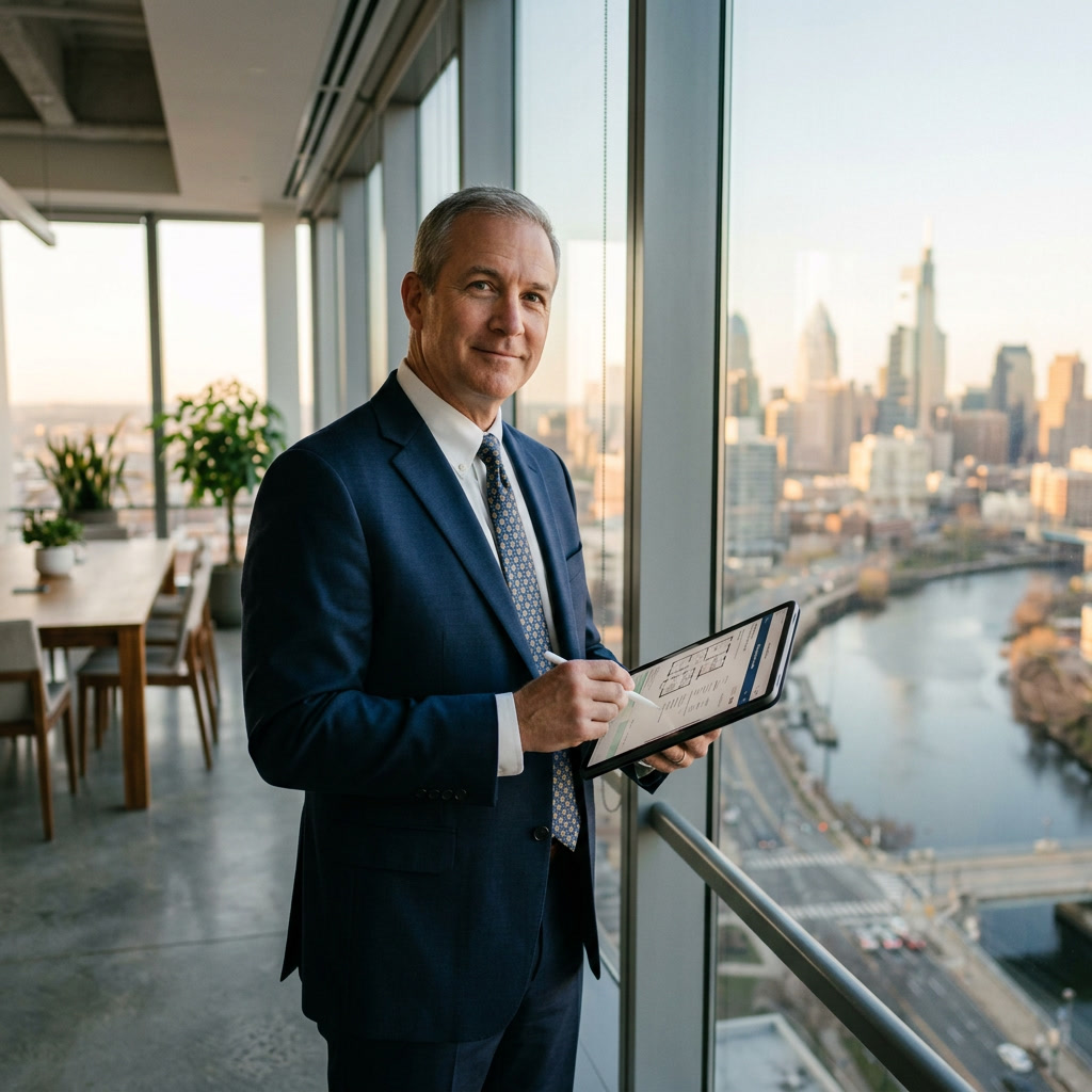 Thomas B., Commercial Property Manager — office window film Philadelphia multi-tenant building