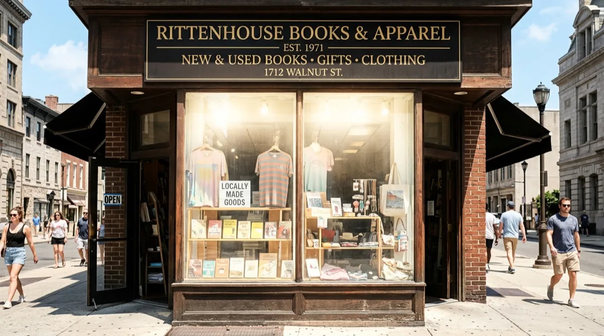 Sunlight streaming through unprotected Philadelphia retail storefront windows