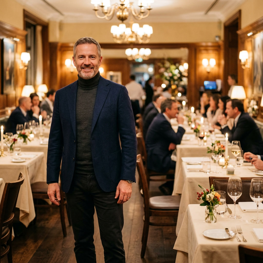 Marco D., owner of a Rittenhouse Square restaurant — restaurant window film Philadelphia client