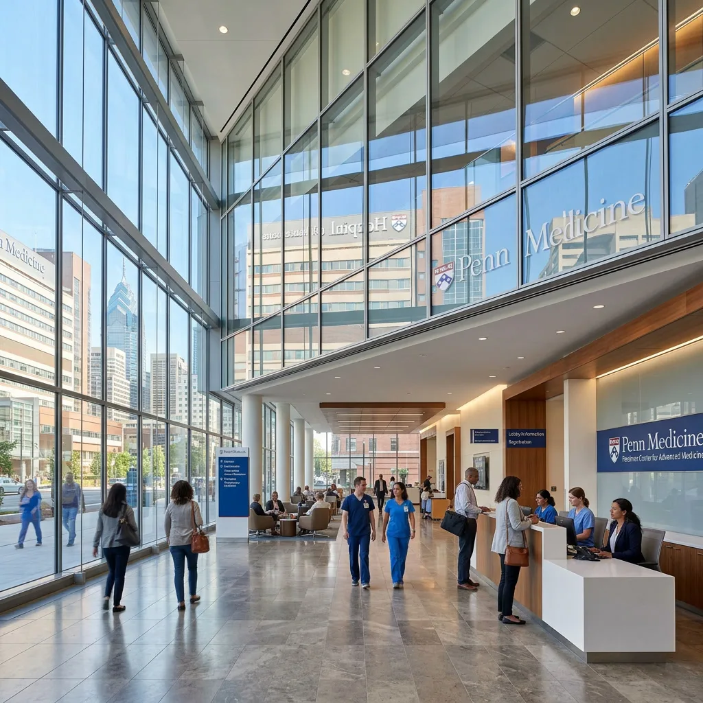 Philadelphia hospital lobby
