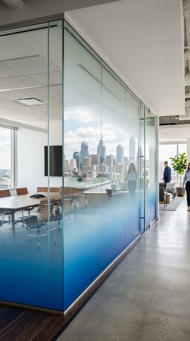 Custom Gradients window film Philadelphia