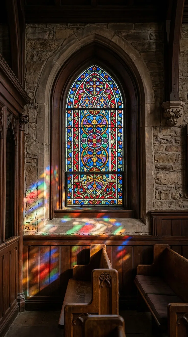 Stained Glass Made to Size window film Philadelphia