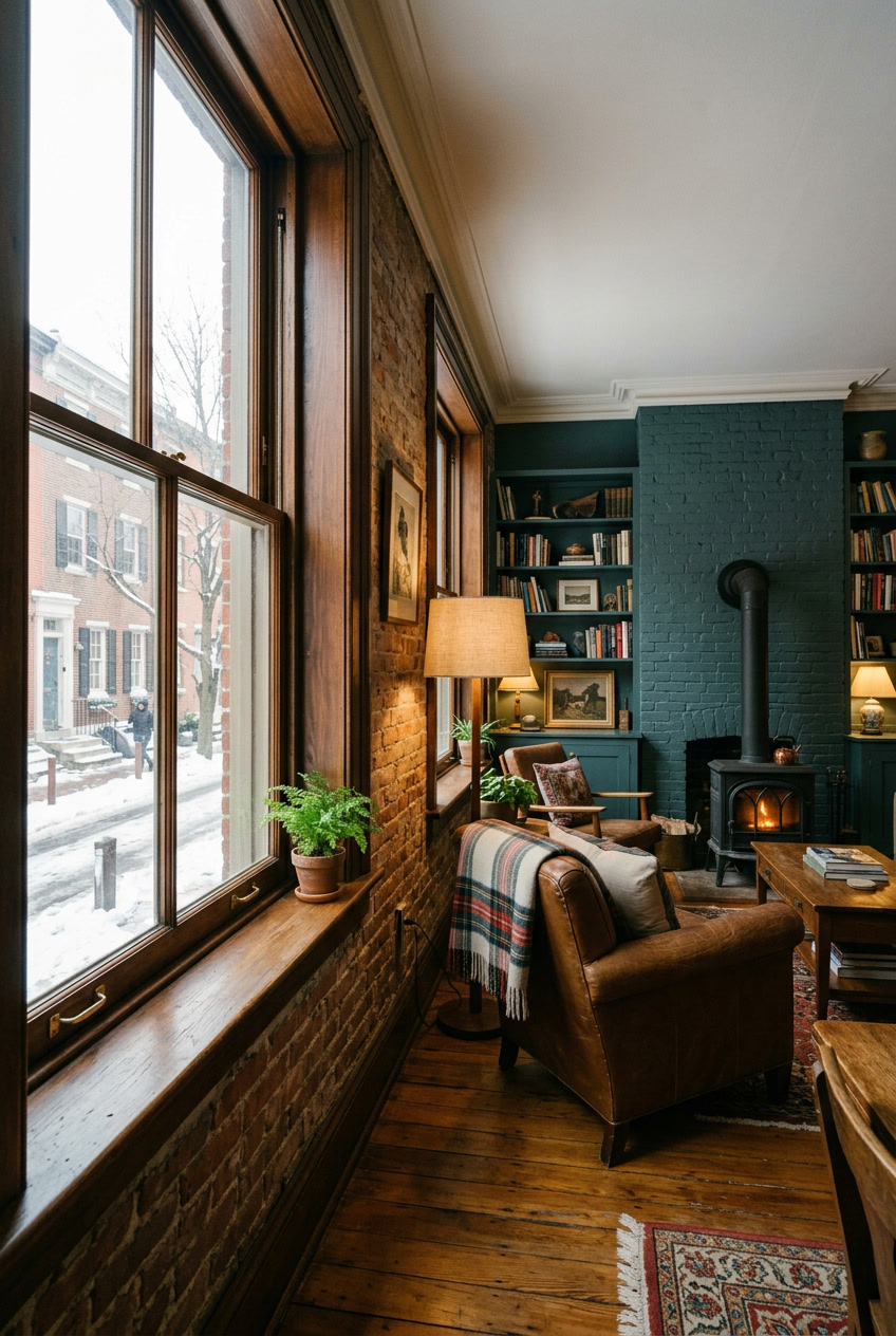 Vista Low-E insulating window film on Philadelphia residential glass