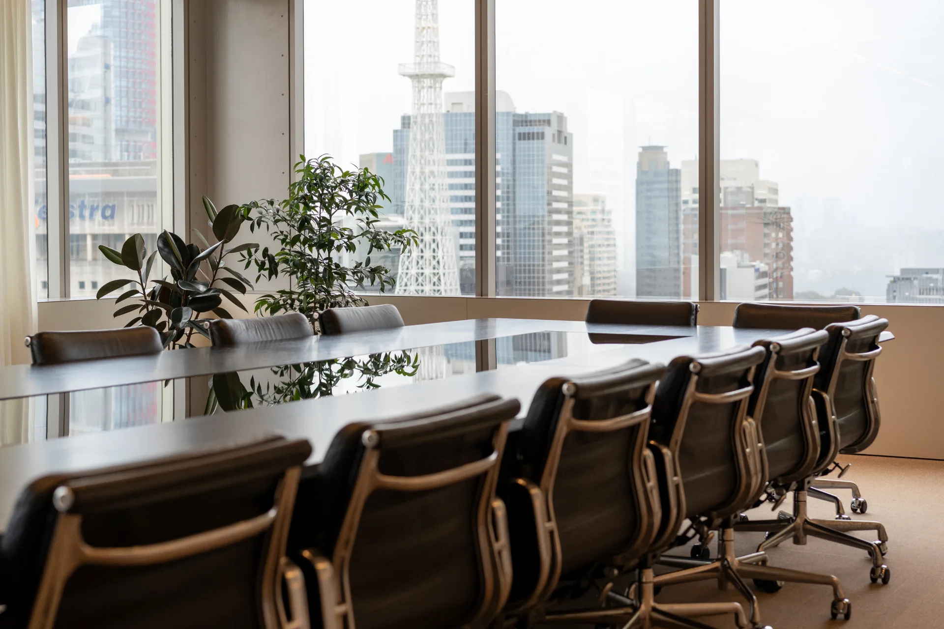 Commercial office window film installation in Philadelphia