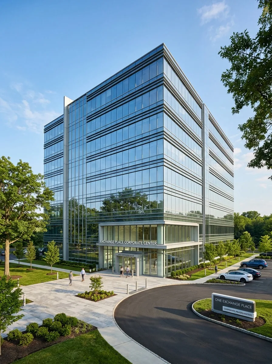 Solar Gard high-performance window film on a Camden NJ commercial building — solar heat control