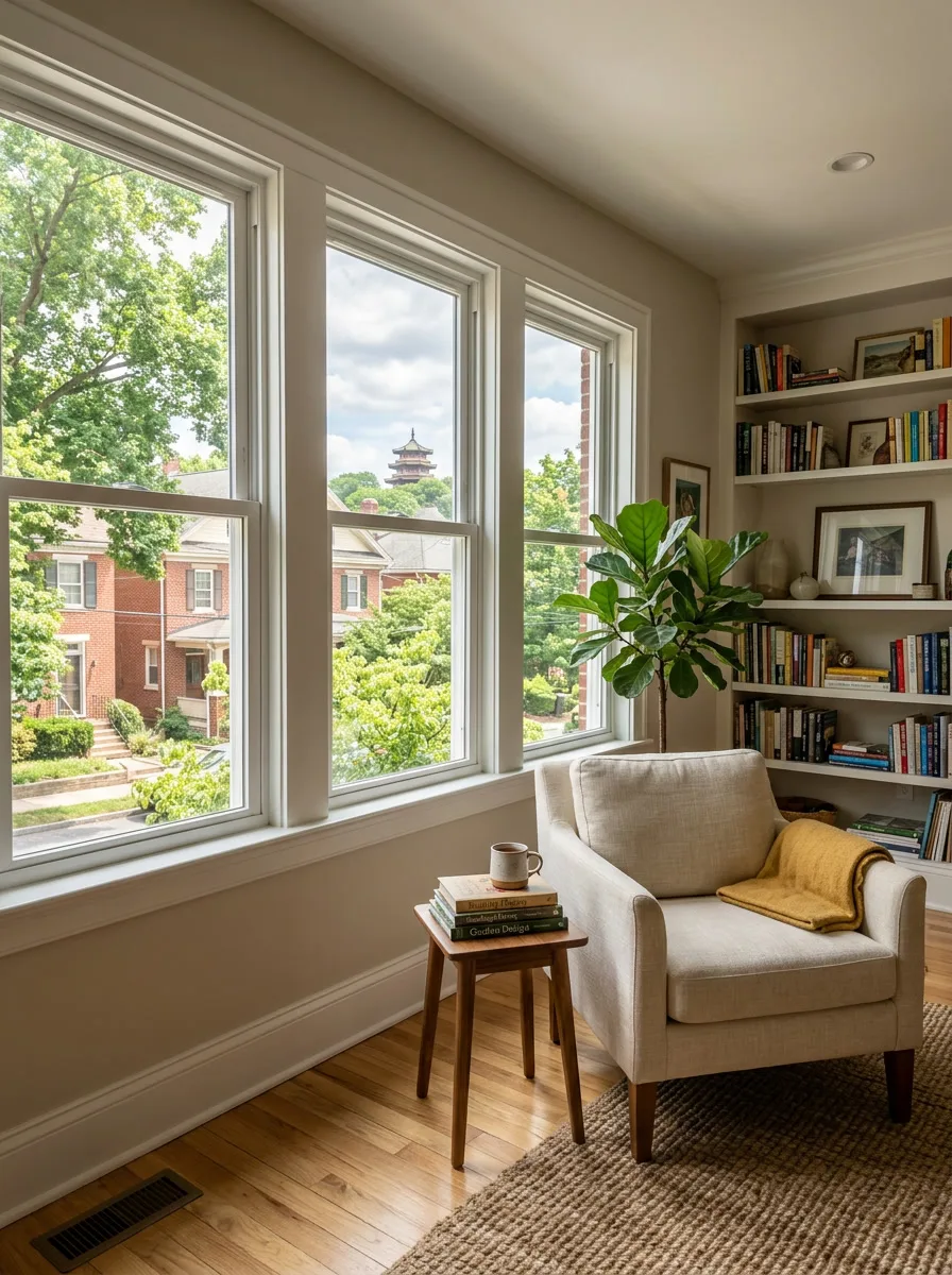 Vista residential window film in a Reading PA home interior — UV protection and energy savings